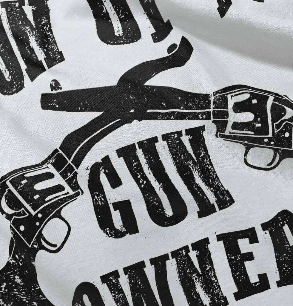 Son Gun Owner Infant Baby Bib-Direct To Garment Print-Brisco Baby