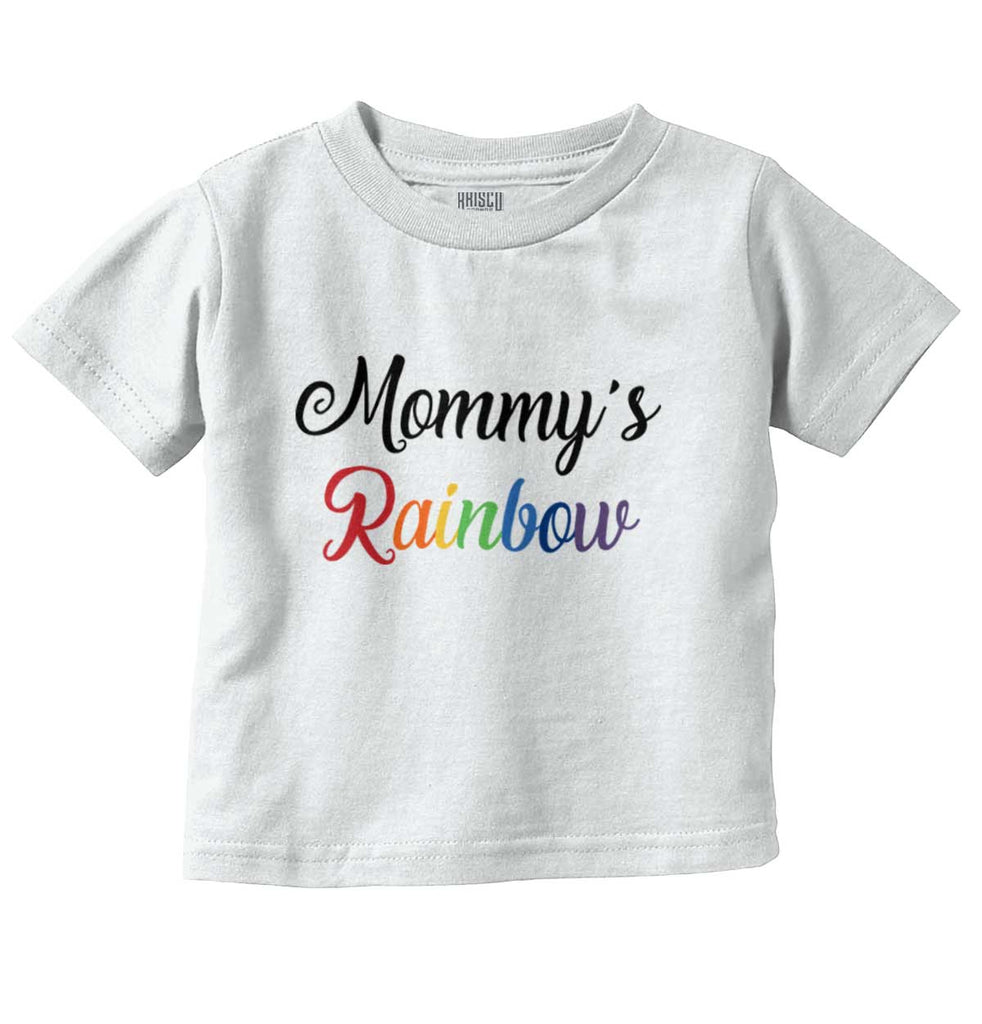 Mommy's Rainbow Infant Toddler T Shirt-Direct To Garment Print-Brisco Baby