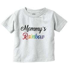 Mommy's Rainbow Infant Toddler T Shirt-Direct To Garment Print-Brisco Baby