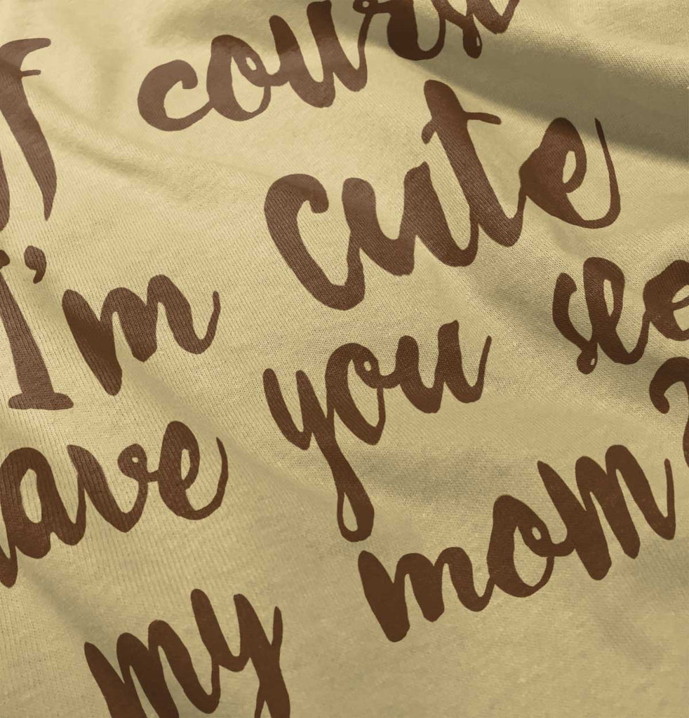 Cute Mom Romper Bodysuit-Direct To Garment Print-Brisco Baby