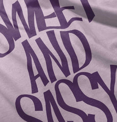 Sweet and Sassy Infant Toddler T Shirt-Direct To Garment Print-Brisco Baby