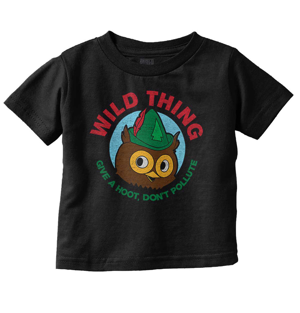 Woodsy Hoot Infant Toddler T Shirt-Direct To Garment Print-Brisco Baby