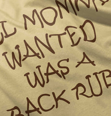 Mommy Backrub Romper Bodysuit-Direct To Garment Print-Brisco Baby