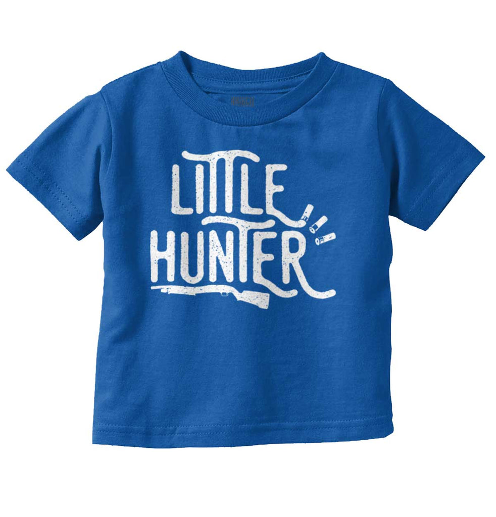Little Hunter Gun Infant Toddler T Shirt-Direct To Garment Print-Brisco Baby