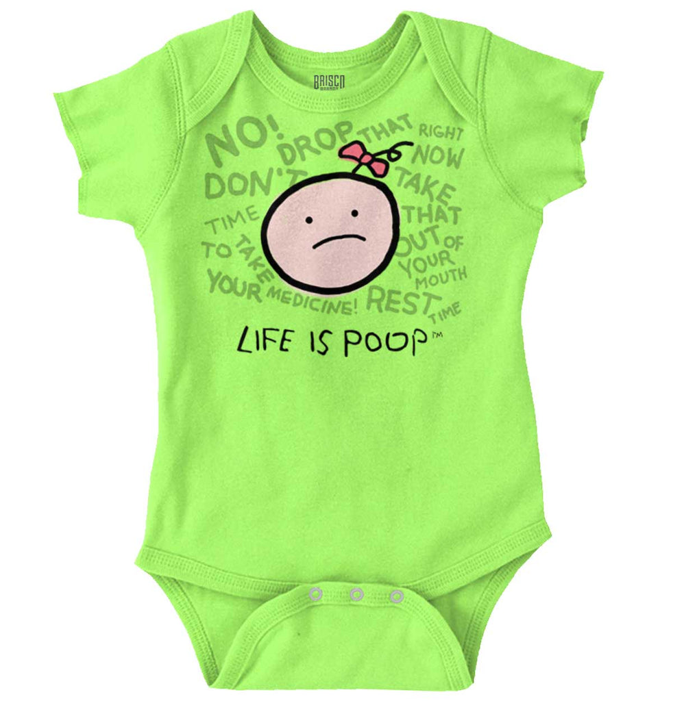 Baby Scold Romper Bodysuit-Direct To Garment Print-Brisco Baby