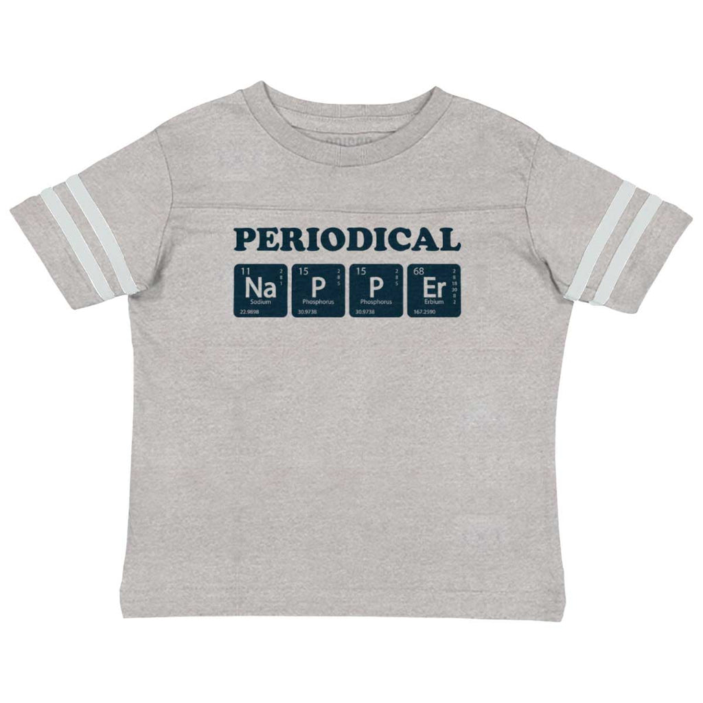 Nap Periodically Toddler Football Jersey Tee-Direct To Garment Print-Brisco Baby