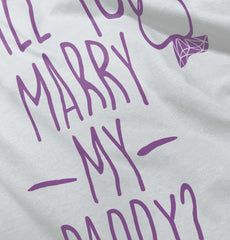 Marry My Daddy Baby Striped Skirt Dress-Direct To Garment Print-Brisco Baby