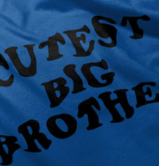 Cutest Big Brother Romper-Direct To Garment Print-Brisco Baby