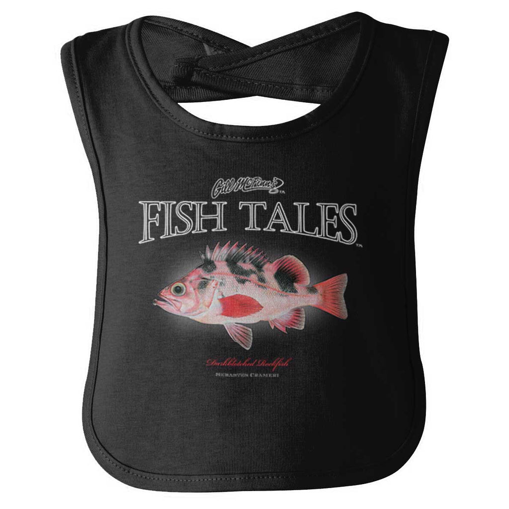 Darkblotched Rockfish Infant Baby Bib-Direct To Garment Print-Brisco Baby