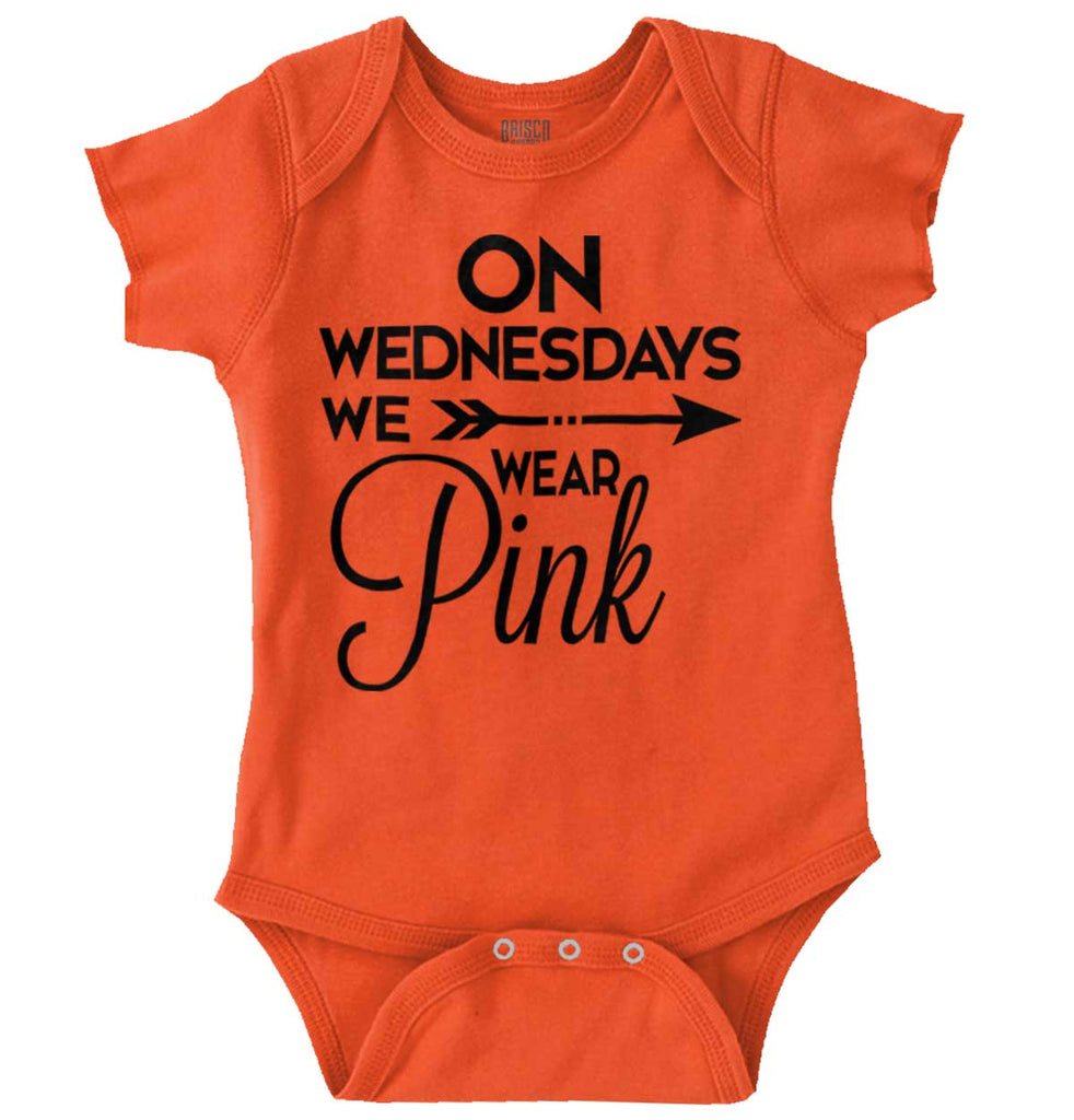 Wear Pink Romper Bodysuit-Direct To Garment Print-Brisco Baby