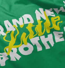 Brand New Little Brother Romper Bodysuit-Direct To Garment Print-Brisco Baby