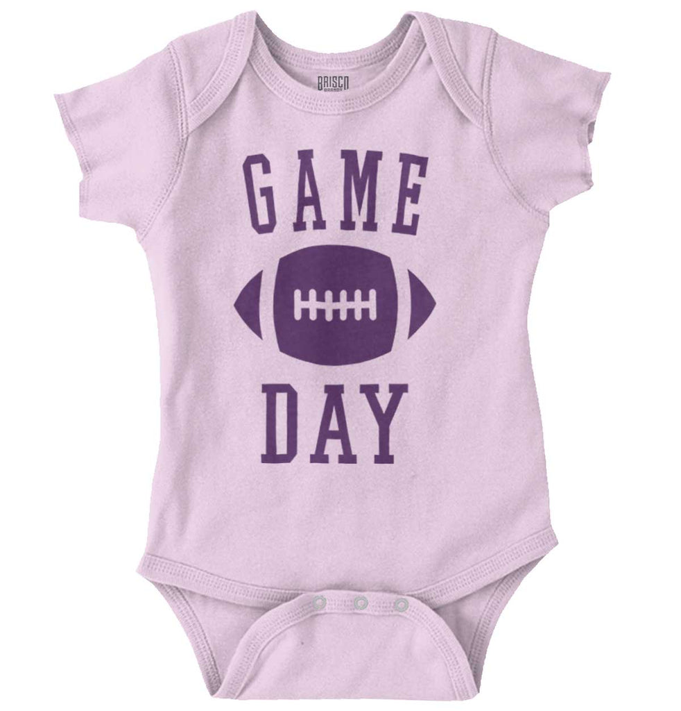 Game Day Romper Bodysuit-Direct To Garment Print-Brisco Baby