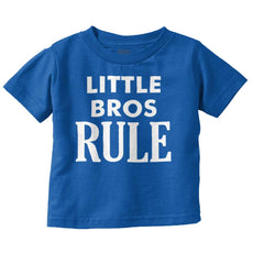 Little Bros Rule Infant Toddler T Shirt-Direct To Garment Print-Brisco Baby