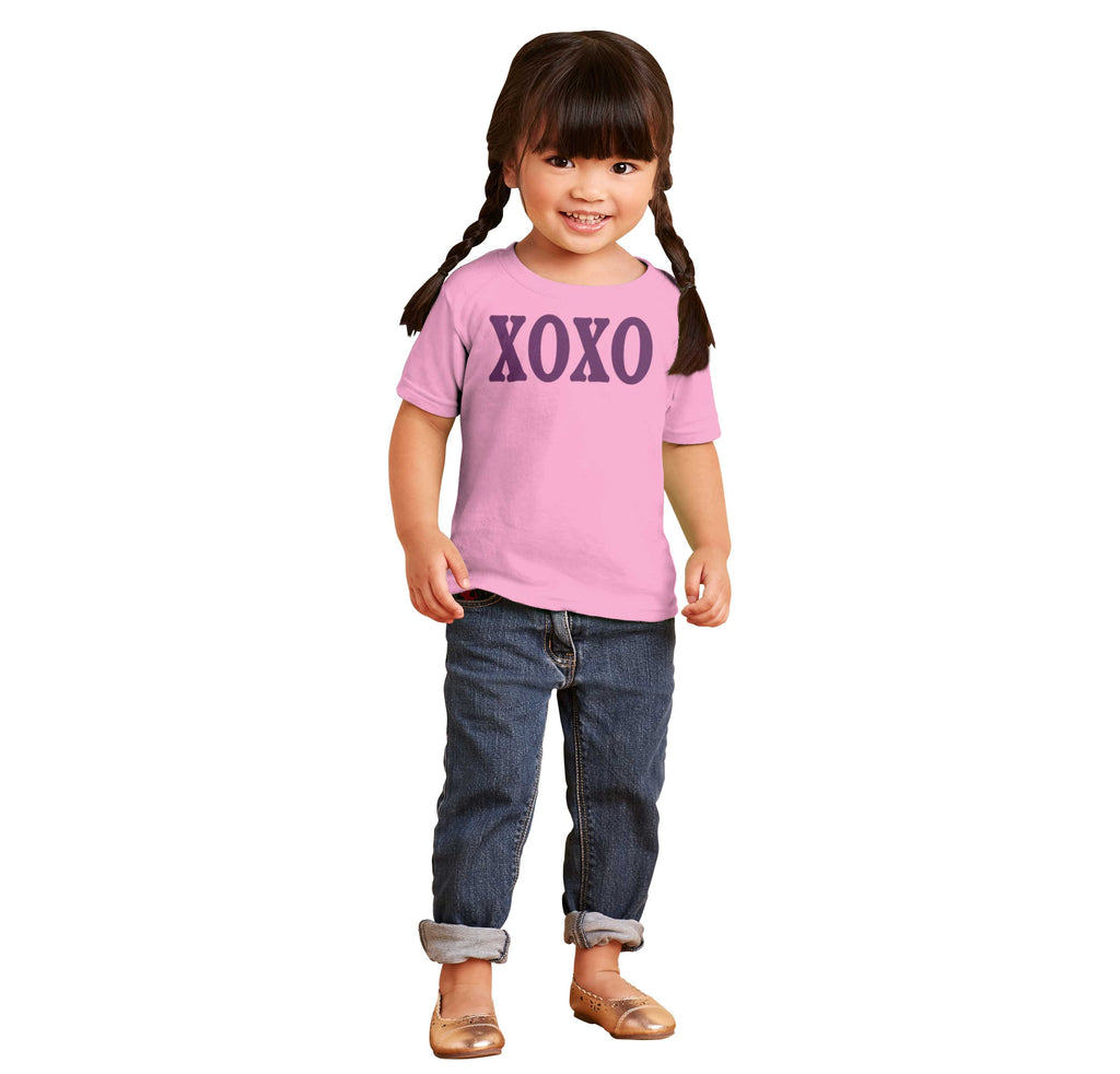 XOXO Infant Toddler T Shirt-Direct To Garment Print-Brisco Baby
