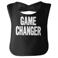 Game Changer Infant Baby Bib-Direct To Garment Print-Brisco Baby