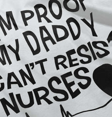 Can't Resist Nurses Infant Toddler T Shirt-Direct To Garment Print-Brisco Baby