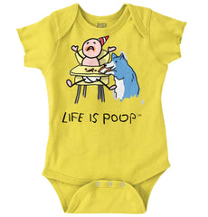Dog Baby Food Romper Bodysuit-Direct To Garment Print-Brisco Baby