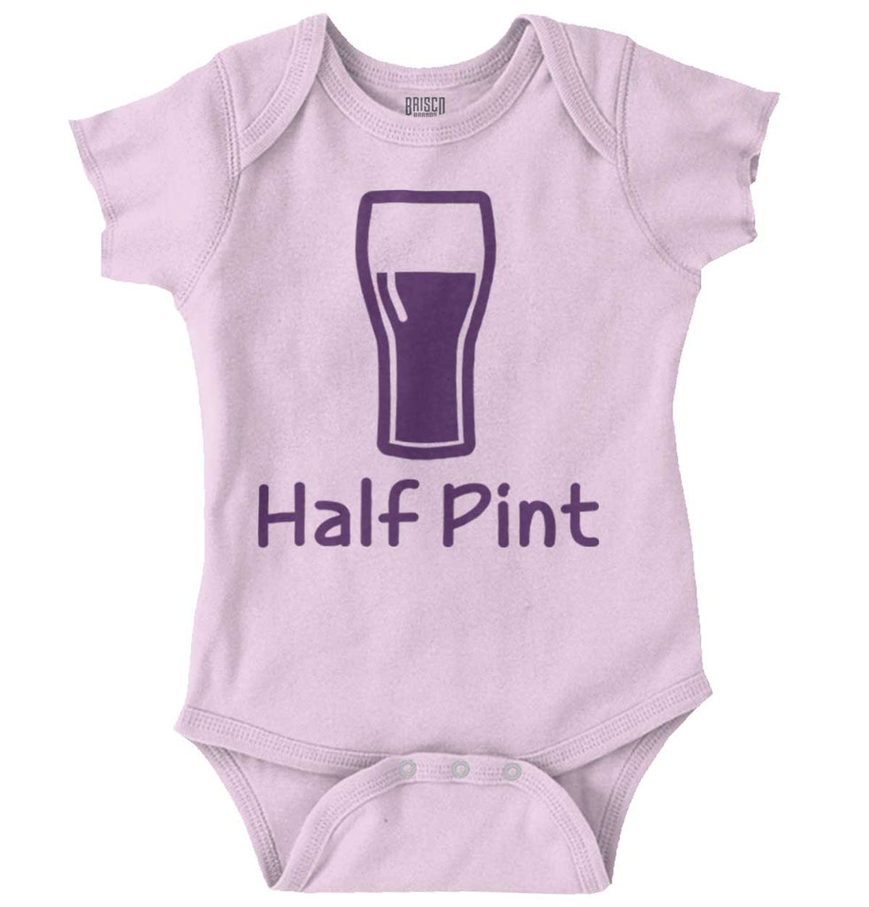 Half Pint Romper Bodysuit-Direct To Garment Print-Brisco Baby