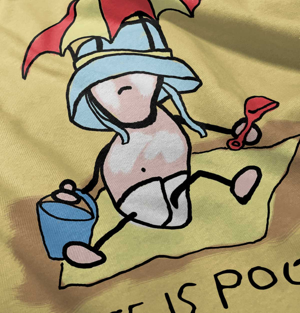 Beach Umbrella Infant Toddler T Shirt-Direct To Garment Print-Brisco Baby