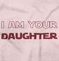 I Am Your Daughter Solid Baby Infant Dress-Direct To Garment Print-Brisco Baby