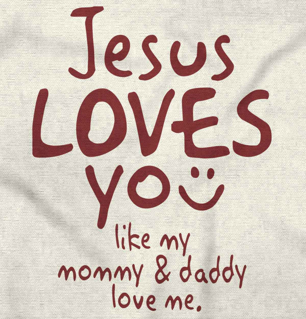Jesus Loves You Baby Striped Skirt Dress-Direct To Garment Print-Brisco Baby