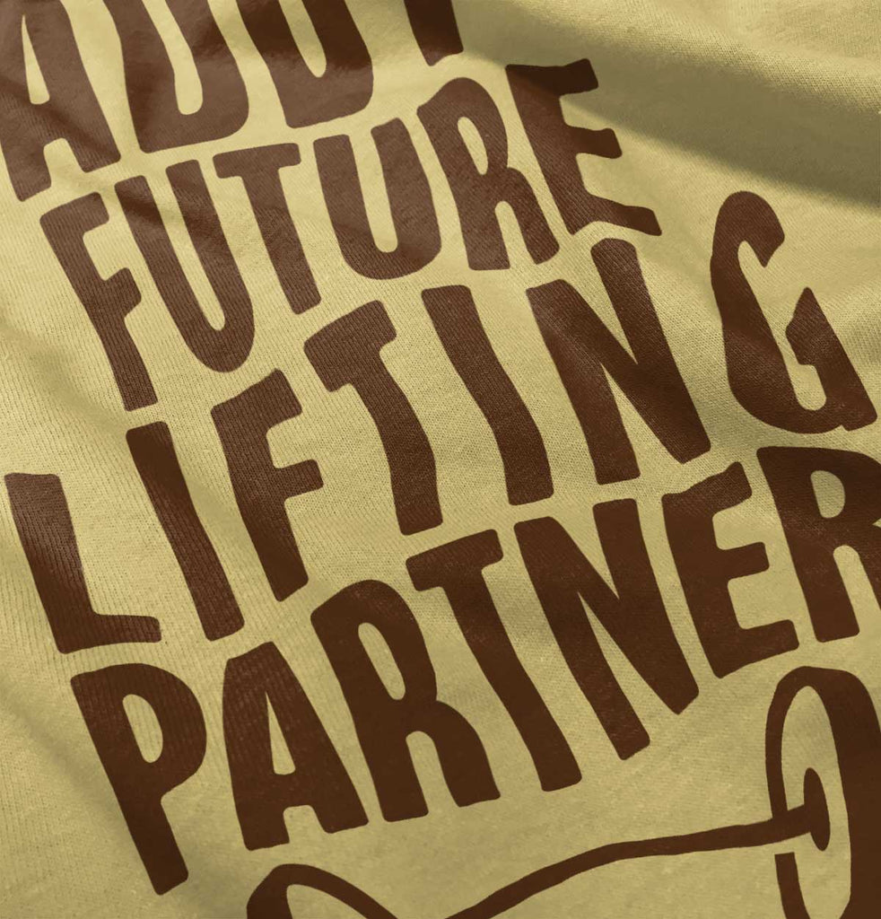 Lifting Partner Infant Toddler T Shirt-Direct To Garment Print-Brisco Baby