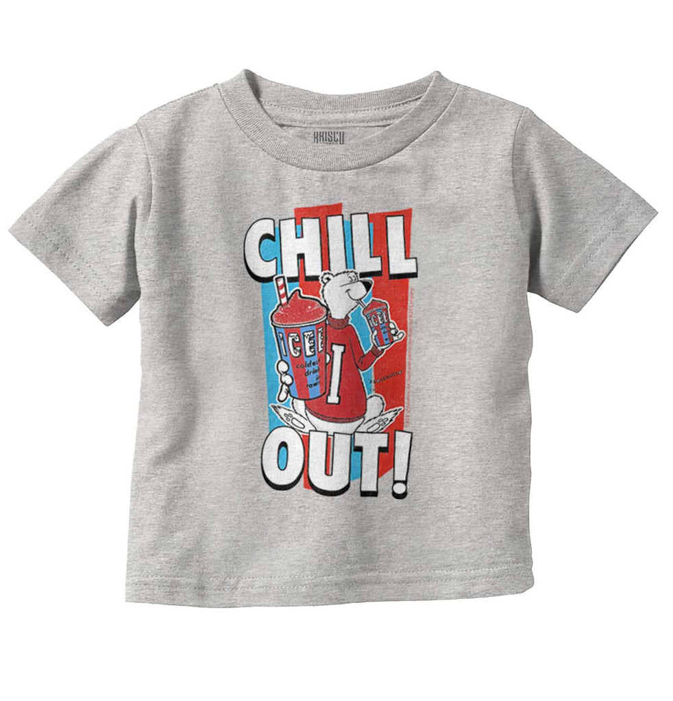 Chill Out Infant Toddler T Shirt-Direct To Garment Print-Brisco Baby