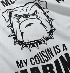 Marine Cousin Infant Baby Bib-Direct To Garment Print-Brisco Baby