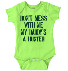 Daddy's A hunter Romper Bodysuit-Direct To Garment Print-Brisco Baby