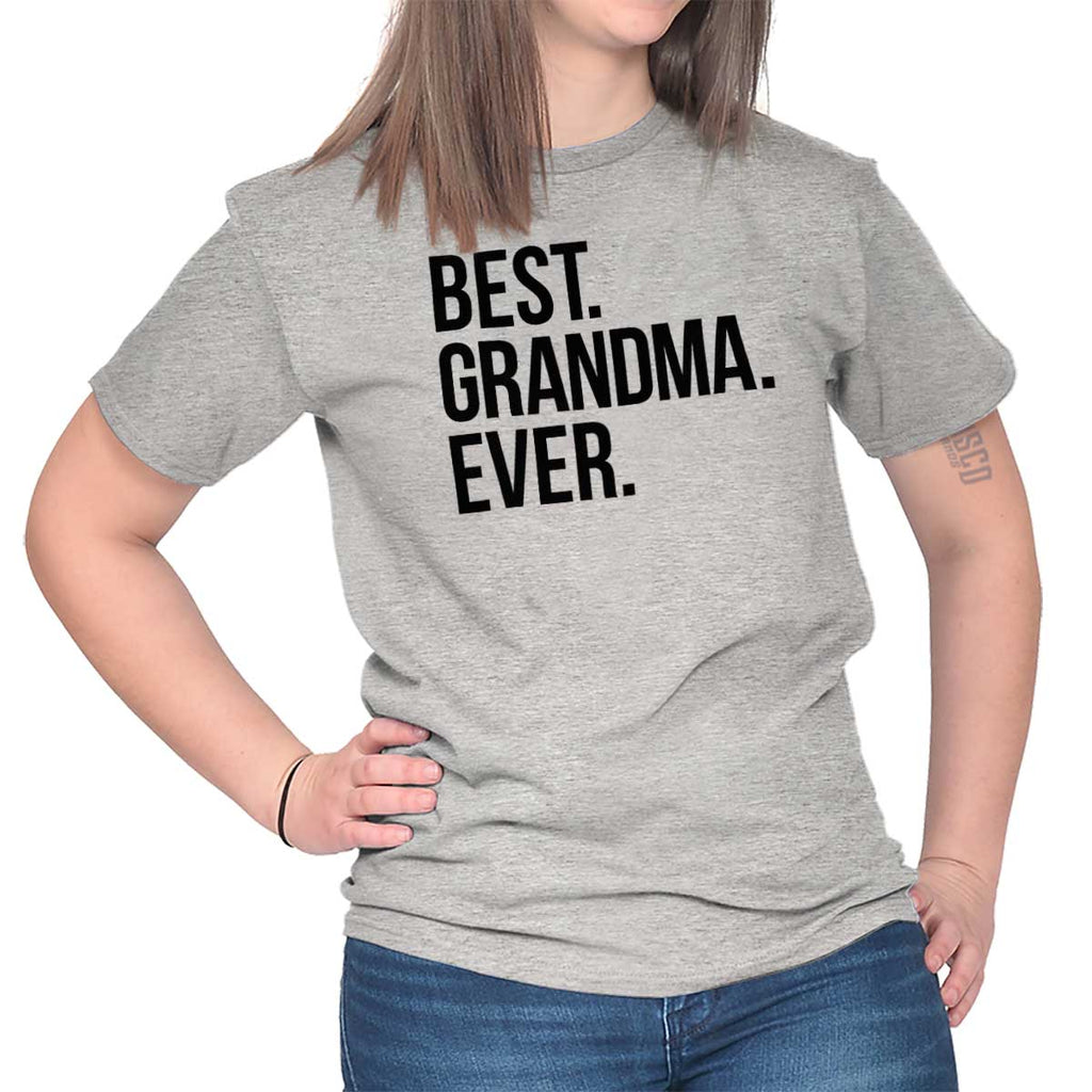 Best Grandma Ever T Shirt-Direct To Garment Print-Brisco Baby