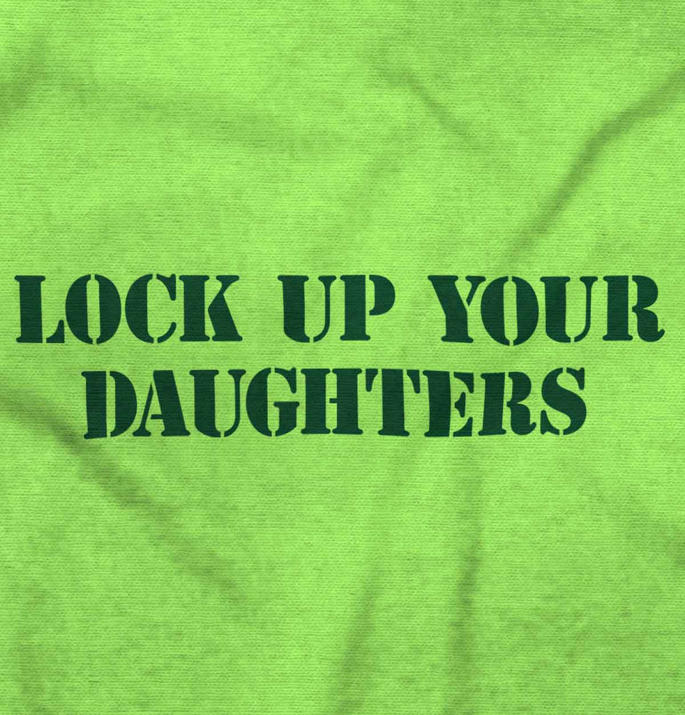 Lock Up Daughters Romper Bodysuit-Direct To Garment Print-Brisco Baby