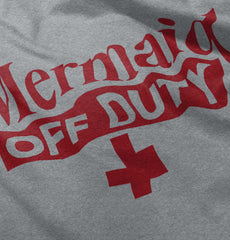 Mermaid Off Duty Infant Toddler T Shirt-Direct To Garment Print-Brisco Baby
