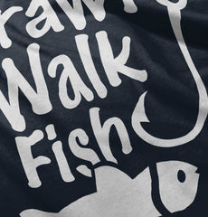 Crawl Walk Fish Infant Toddler T Shirt-Direct To Garment Print-Brisco Baby