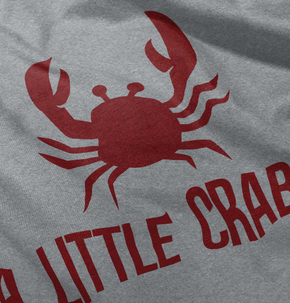 A Little Crabby Romper Bodysuit-Direct To Garment Print-Brisco Baby