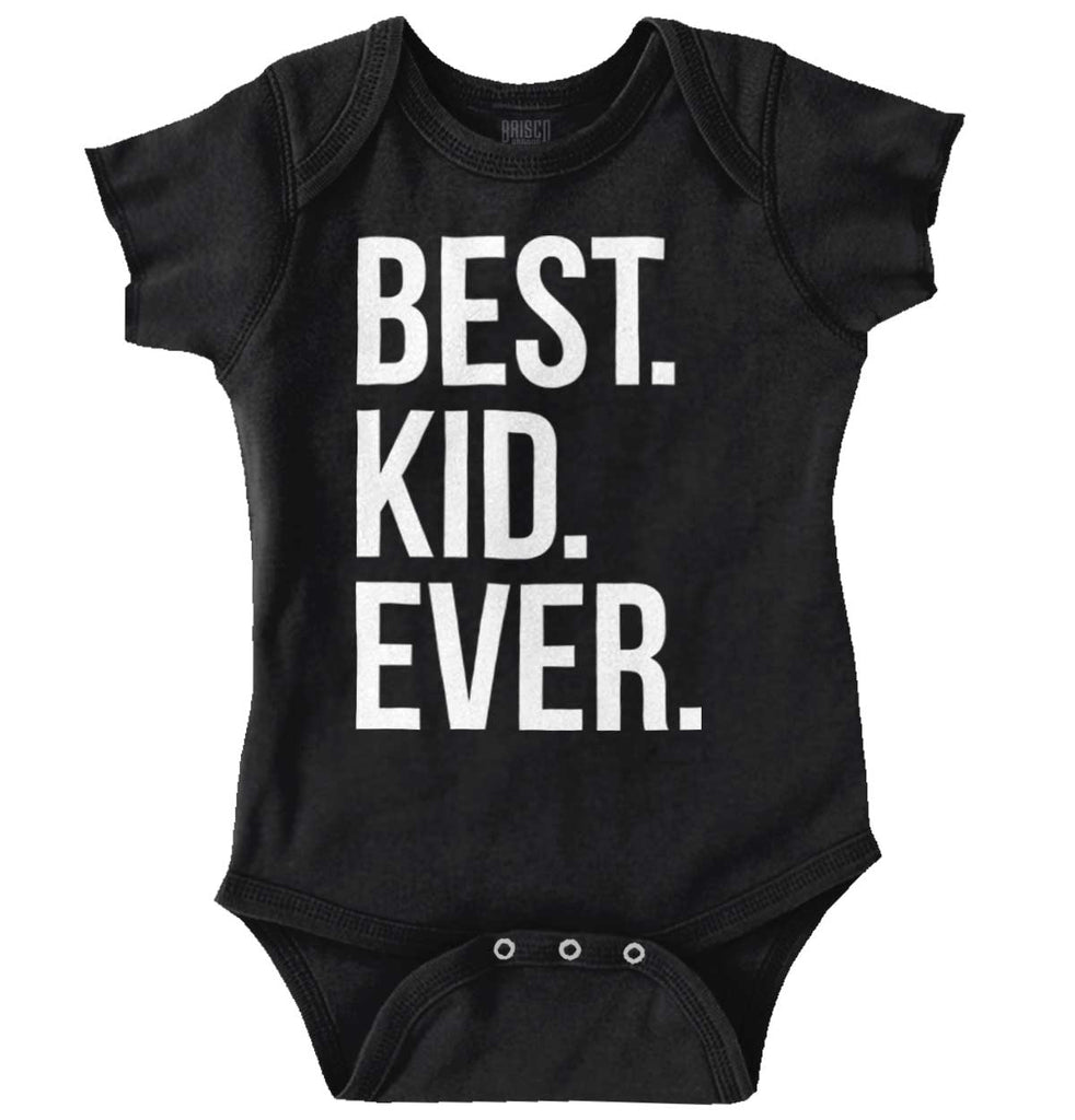 Best Kid Ever Romper Bodysuit-Direct To Garment Print-Brisco Baby