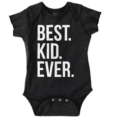 Best Kid Ever Romper Bodysuit-Direct To Garment Print-Brisco Baby