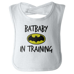 Batbaby Infant Baby Bib-Direct To Garment Print-Brisco Baby