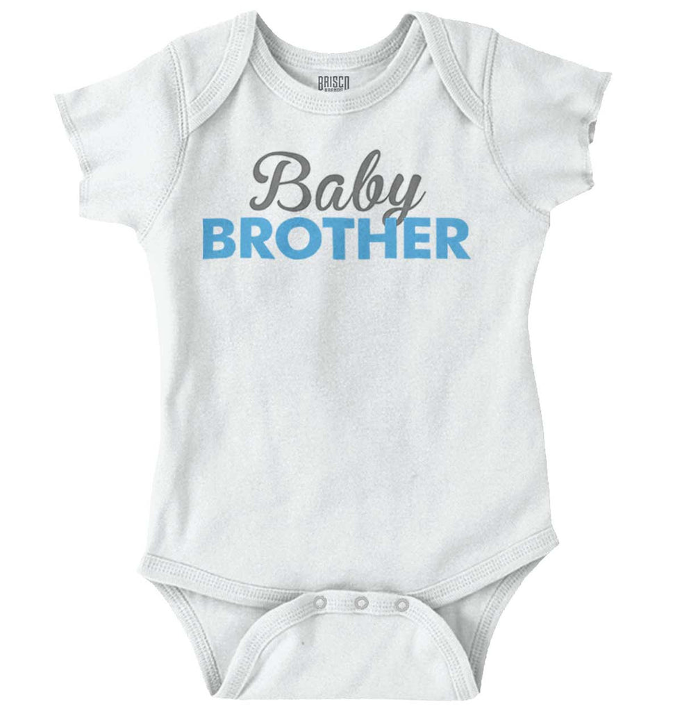Baby Brother Romper Bodysuit-Direct To Garment Print-Brisco Baby