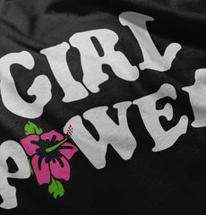 Girl Power Infant Baby Bib-Direct To Garment Print-Brisco Baby