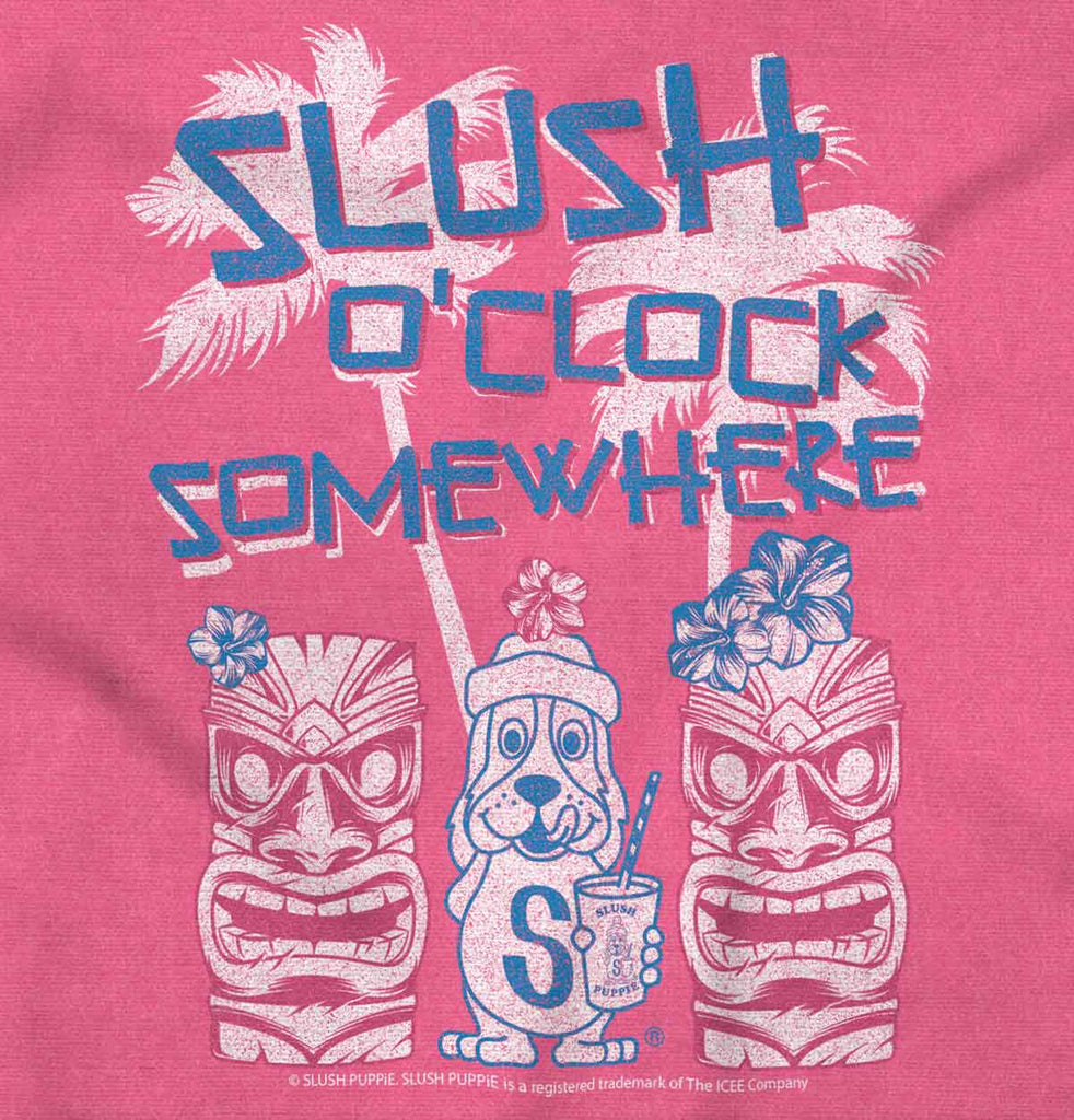 Slush O Clock Somewhere Toddler Football Jersey Tee-Direct To Garment Print-Brisco Baby