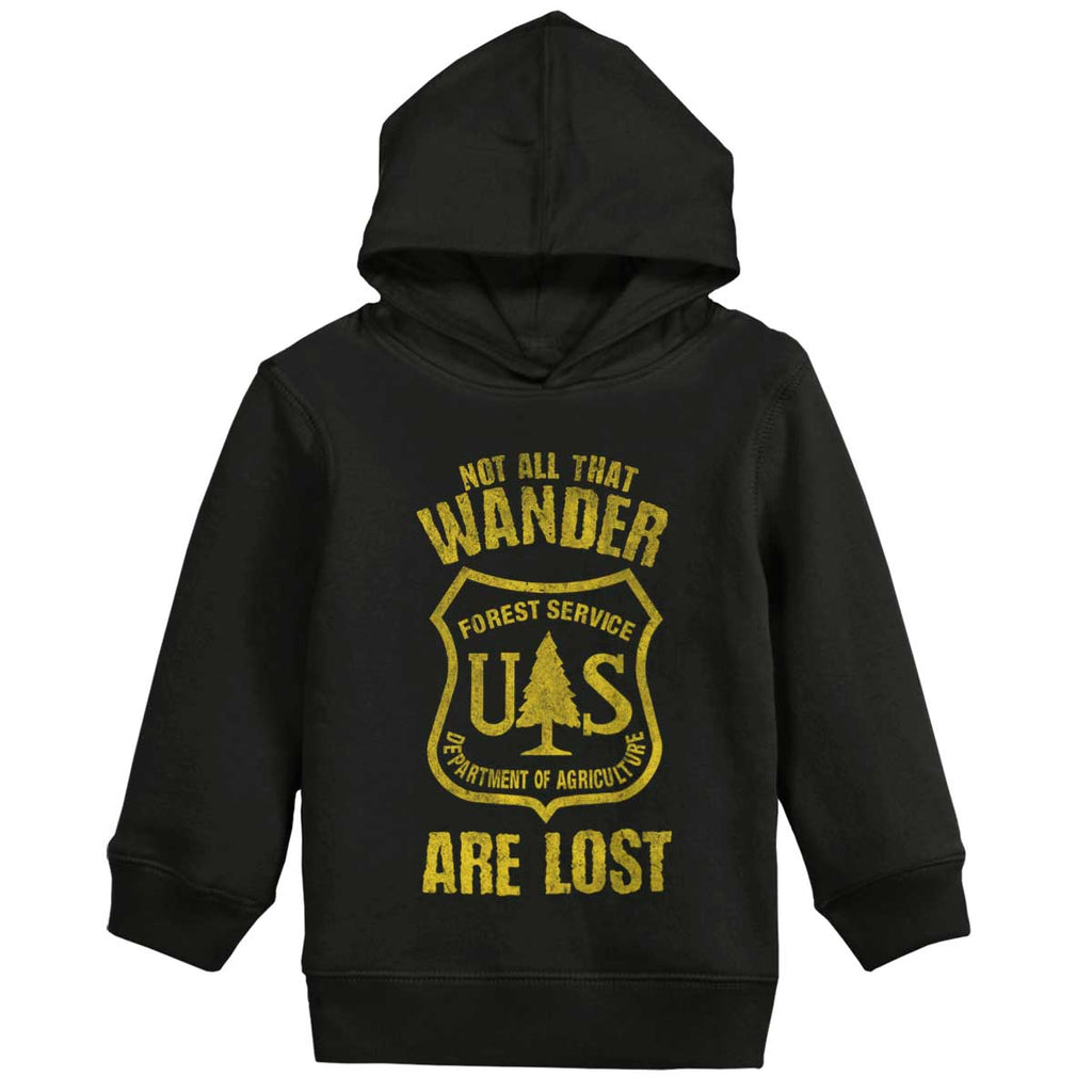 No All Who Wander Toddler Pullover Hoodie-Direct To Garment Print-Brisco Baby