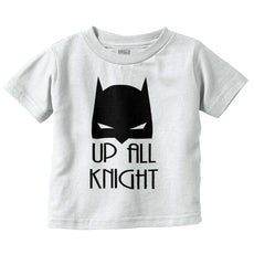 Up All Knight Infant Toddler T Shirt-Direct To Garment Print-Brisco Baby