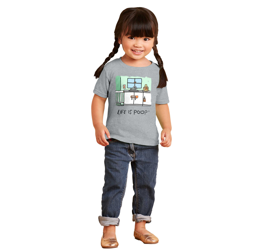 Safety Locks Infant Toddler T Shirt-Direct To Garment Print-Brisco Baby