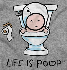 Baby Toilet Infant Toddler T Shirt-Direct To Garment Print-Brisco Baby