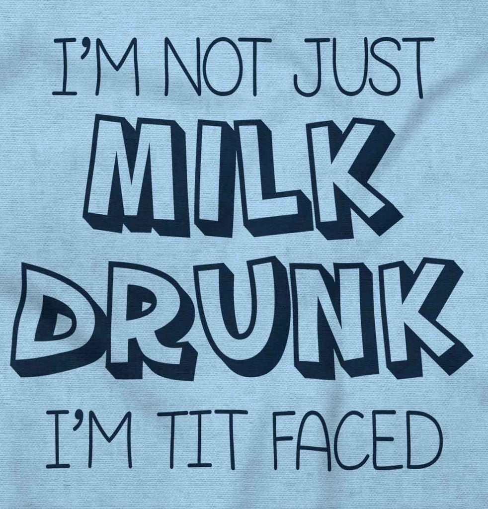 Milk Drunk Infant Baby Bib-Direct To Garment Print-Brisco Baby