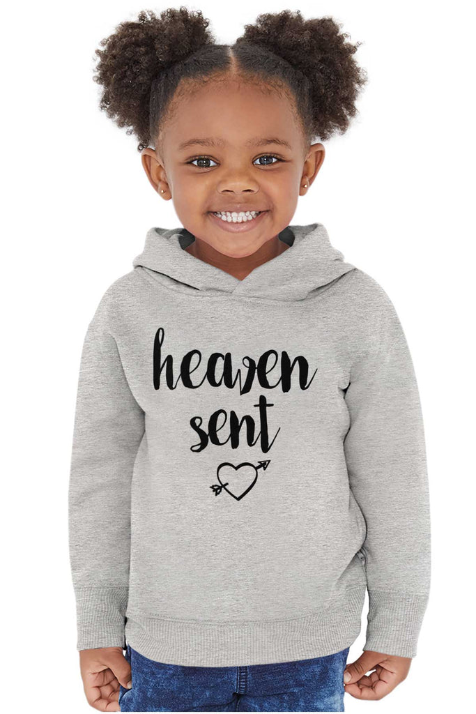Heaven Sent Toddler Pullover Hoodie-Direct To Garment Print-Brisco Baby