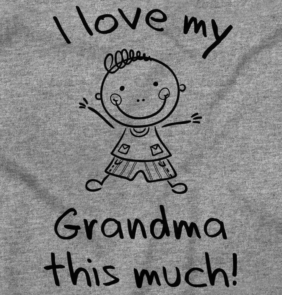 Love My Grandma Solid Baby Pajama Top-Direct To Garment Print-Brisco Baby