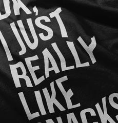 Really Like Snacks Romper Bodysuit-Direct To Garment Print-Brisco Baby