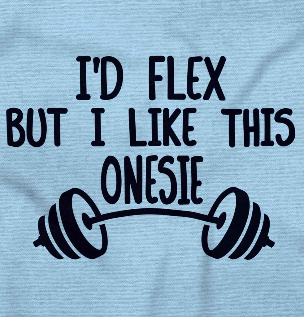I'd Flex Infant Toddler T Shirt-Direct To Garment Print-Brisco Baby