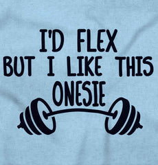 I'd Flex Infant Toddler T Shirt-Direct To Garment Print-Brisco Baby